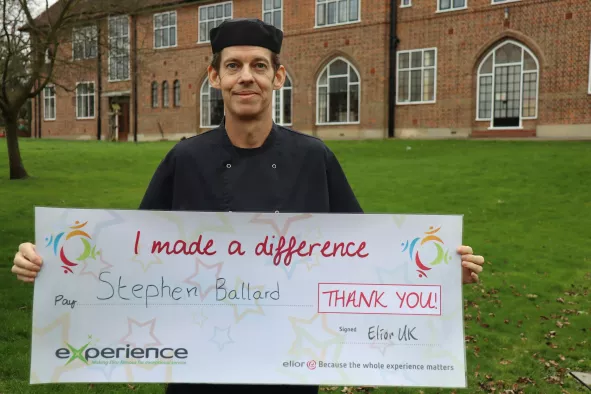 Stephen Ballard made a difference award