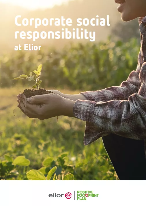 Image of the Elior UK's most recent Corporate Social Resposibility Report Thumbnail